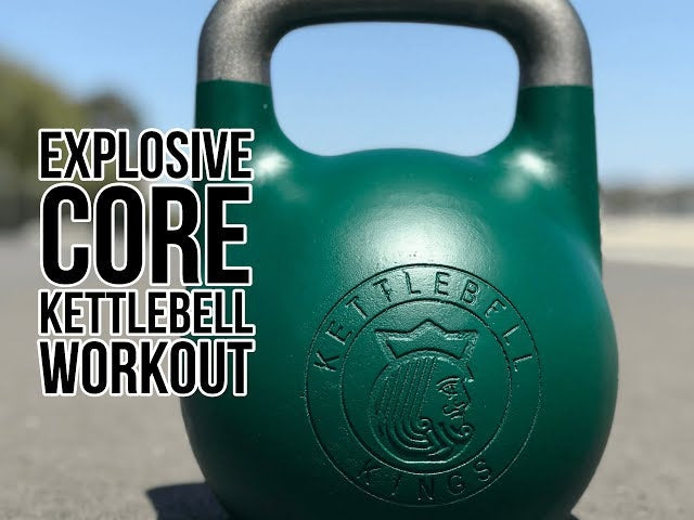 Core discount with kettlebell