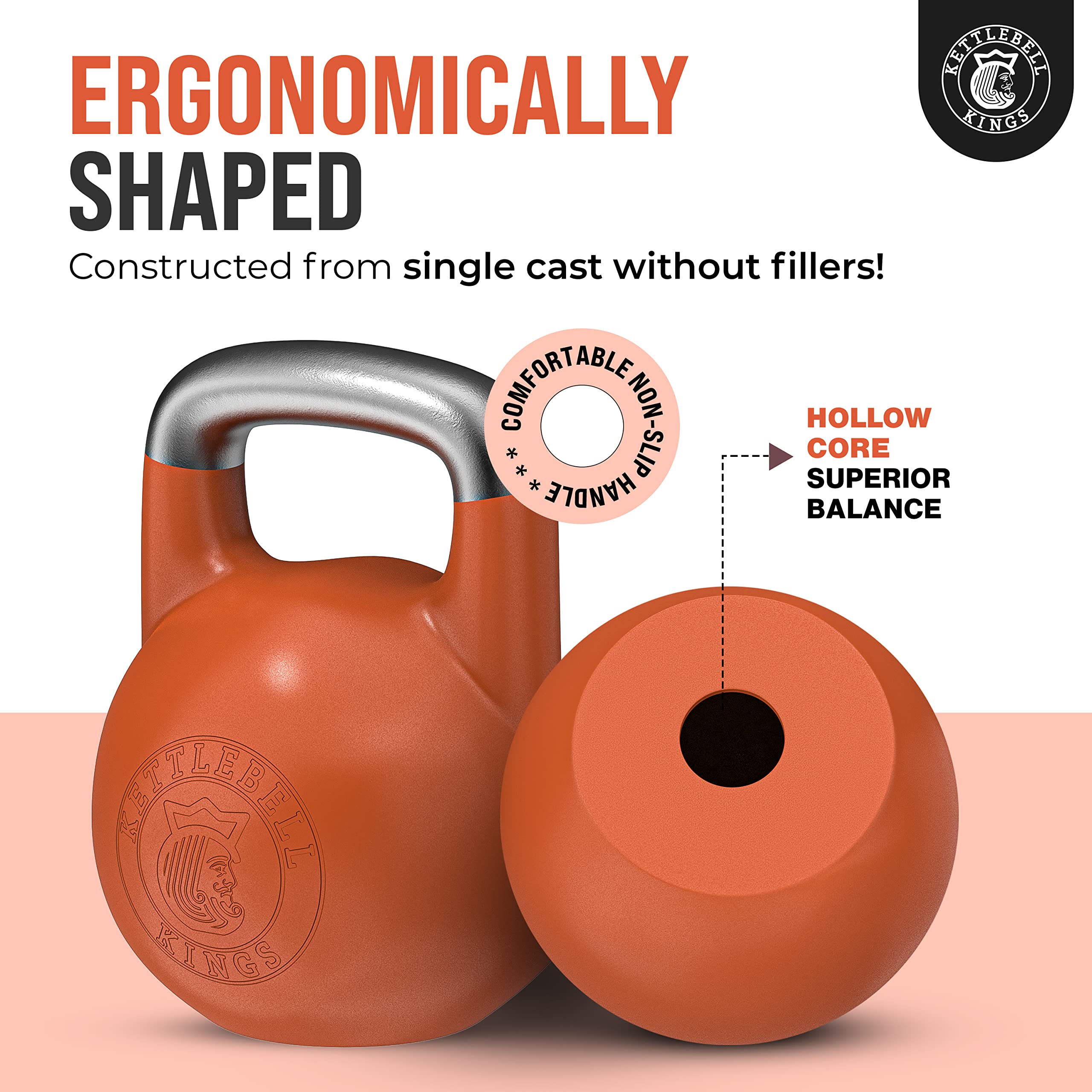 16kg hollow steel competition kettlebell - Fitribution